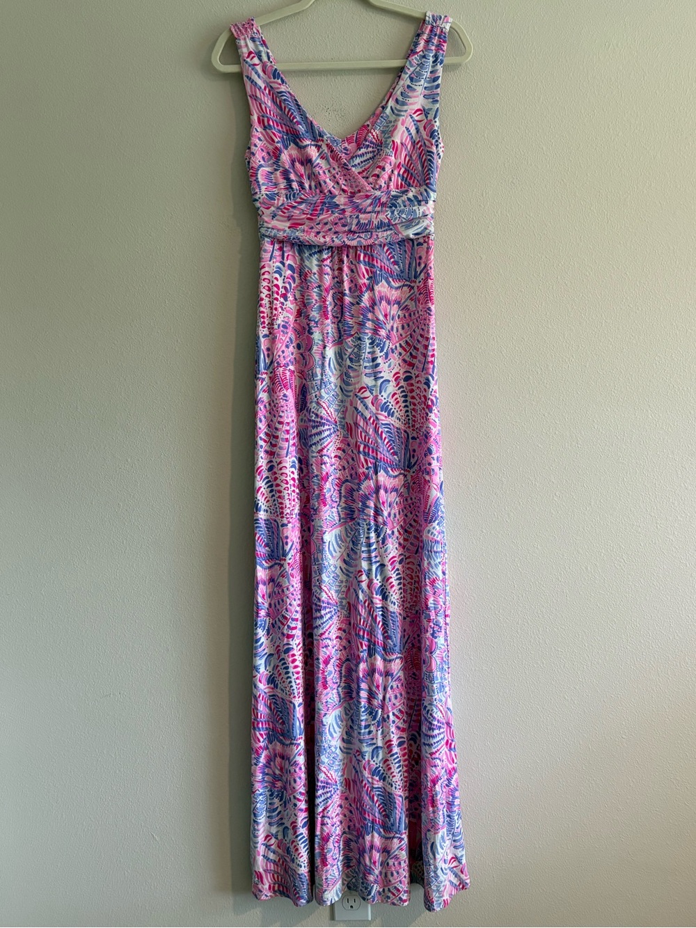 Lilly Pulitzer Sloane Maxi Dress Women’s Small Sea You Soon Raz Berry